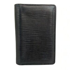 LOUIS VUITTON Organizer de Poshe M63582 Noir Epi - Unclear Card Case